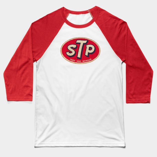 STP Racing Baseball T-Shirt by Midcenturydave